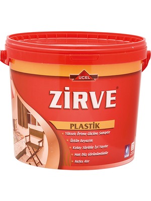 Tek Boya Zirve Plastik Beyaz 20 kg