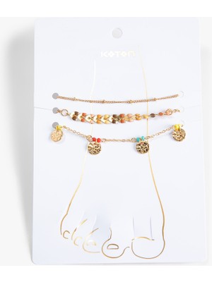 Koton Halhal Seti Boncuklu Metal 3'lü