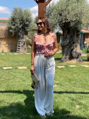 Seda Aslan Butik Askı Volanlı Crop