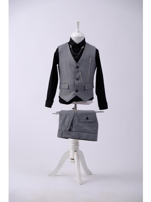 Doctor Junior Yelek Pantolon Erkek Çocuk Takım Elbise