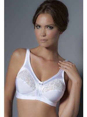 Kom Barbara Kadın Süngersiz Balensiz Dantelli Toparlayıcı Sütyen