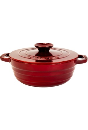 Lava Cast Iron Lava Enameled Cast Iron Dutch Oven 7 qt. Round Edition Series with Trendy Lid Color: Orange LV Y TC 28 EDT K2 O