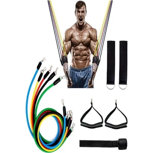 5 Li Profesyonel Direnç Lastiği Seti Plates Spor Fitness Kondisyon Hafif Pratik Direnç Lastik Seti