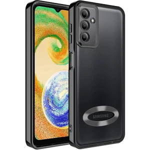 Samsung Galaxy A34 5g Uyumlu Kılıf Şeffaf Logo Gösteren Parlak Renkli Kenar  Telefon Kılıfı Kapak