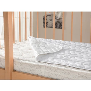 English Home Kapitoneli Su Geçirmez Lastikli Bebe Alez 70 x 140 cm Beyaz