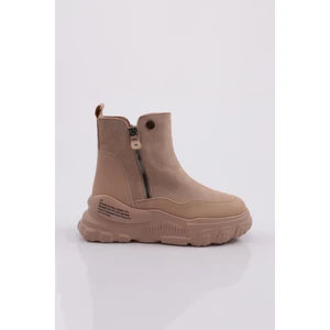 1554-2027 Kalin Taban Fermuarli Kadin  Bot