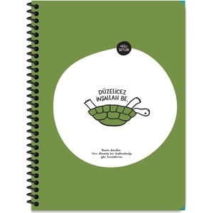 Hisli Şeyler 18.5X25 Kareli Defter - Düzelicez Inşallah Be