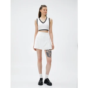 Mini Şort Etek Kloş Volanlı