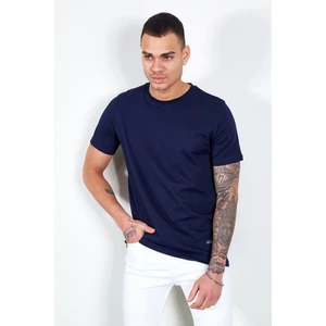 Lacivert Erkek Basic T-Shirt