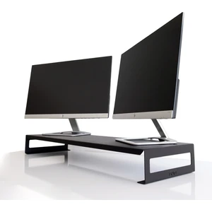 Dual Monitör Standı – Ikili Monitör Standı – Monitör Yükseltici – Metal – Siyah – SMS4BL