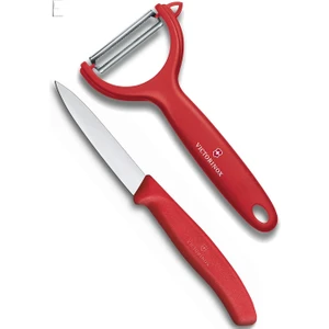 Evrekala Victorinox Edition Soyacak ve Bicak Seti Kırmızı