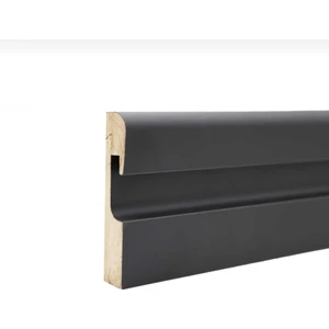 By Istanbul Yalı Serisi Antrasit LED Kanallı Süpürgelik 22.5 mt 12CM Pvc Süpürgelik LED Ant Led-Ant-9