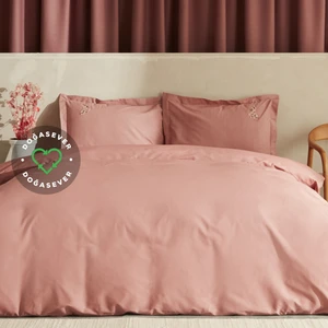 Karaca Home Doğasever Sakura Doğadan Renkler Çift Kişilik Nevresim Takımı Gül Kurusu