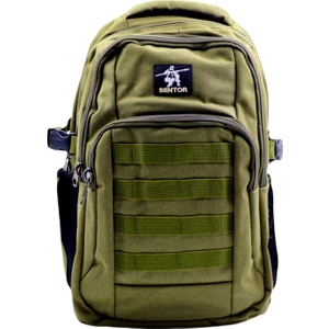 3 Bölmeli Okul Sırt Çantası Haki (50004)