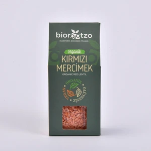 Organik Kırmızı Mercimek Arpa Şehriye Glutensiz Vegan  200 gr