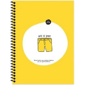 Keskin Color Hisli Şeyler 18.5X25 80 Yaprak Kareli Defter -Lıfe Is Şort.