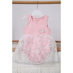 Pino Baby Bayramlık Kız Bebek Badi Elbise 3528