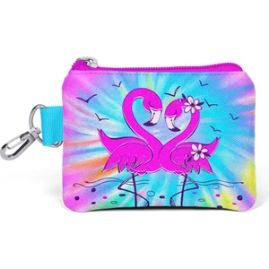 Coral High Kids Mavi Pembe Flamingo Desenli Bozuk Para Çantası 21830