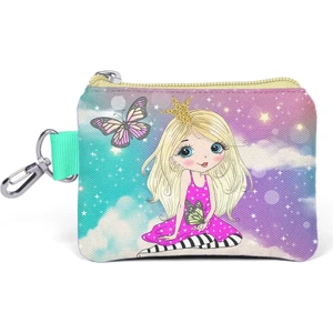 Coral High Kids Pembe Su Yeşili Unicornlu Kız Desenli Bozuk Para Çantası 21833