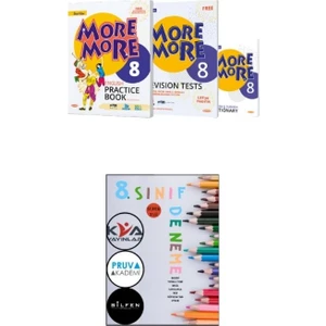 Kurmay Yayınları 8 Practice Book Seti - 3'Lü Süper Yeni Nesil Deneme(Nitelik Yayınları-Pruva Akademi-Kva)