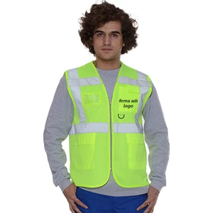 Baskılı Mühendis Yeleği Yeşil Small