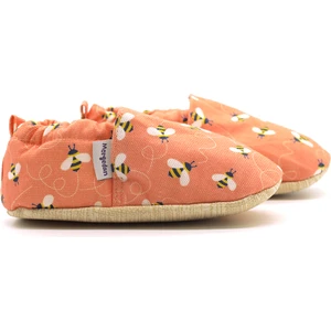 Arı Turuncu Pamuklu Kaydırmaz Ilk Adım Bebek Patik