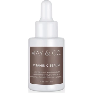 May & Co C Vitamini %10 + Niacinamide %10 Aydınlatıcı, Leke Karşıtı C Vitamini Serum