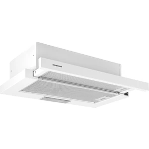 1151 Beyaz Sürgülü Aspiratör Karbon Filtreli