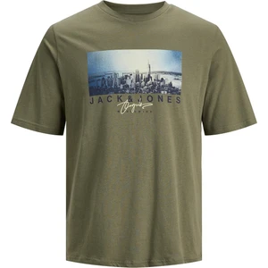 Jack & Jones Erkek Önü Baskılı Tişört 12235522