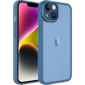 Vip Case Apple iPhone 13 Parlak Kamera ve Darbe Korumalı Arkası Renkli Şeffaf Berry Kılıf