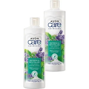 Care Isırgan Otu ve Lavanta Özleri İçeren Şampuan ve Saç Kremi 700 ml İkili Set