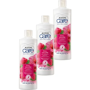 Care Ahududu ve Hibiscus Kokulu Şampuan ve Saç Bakım Kremi 700 ml Üçlü Set