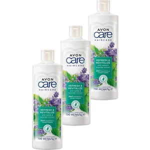 Care Isırgan Otu ve Lavanta Özleri Içeren Şampuan ve Saç Kremi 700 ml Üçlü Set