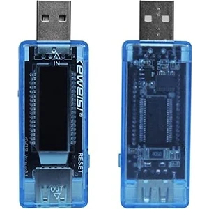 USB Tester Akım Ölçer Voltmetre Ampermetre