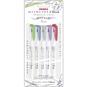 Mildliner Fırça Uçlu + Fosforlu Kalem Çift Uç Wft8-5c-Nc-N