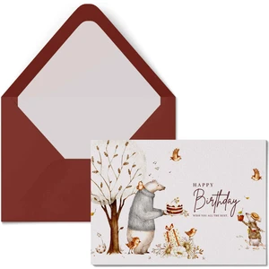 Kartpostal - Tebrik Kartı & Zarf Happy Birthday Doğumgünü Iyi Ki Doğdun