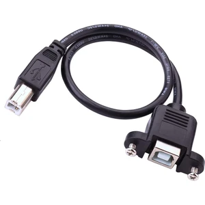 BK Teknoloji Panel Tipi Vidalı USB 2.0 B Dişi-Erkek Yazıcı Uzatma Kablosu