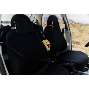 Oto Tuning Tofaş 12 Parça Oto Koltuk Penye Kılıf Seti ( Ön Arka Kılıf Set+2 Boyun Yastık+2 Kemer Kılıf+Emoji Yastık+2 Koku)