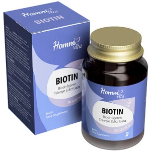 Homm Bitkisel Homm Vita Biotin Içeren Takviye Edici Gıda 30 Kapsül