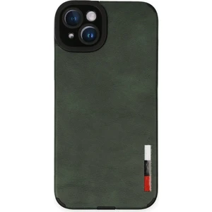 Aqua Aksesuar Apple iPhone 14 Kılıf  Deri Tasarım Yeni Lüx Silikon