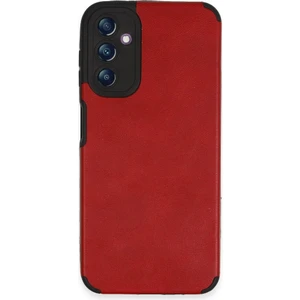 Aqua Aksesuar Samsung Galaxy A14 4g Kılıf  Deri Tasarım Yeni Lüx Silikon