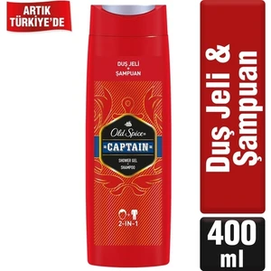 Old Spice Duş Jeli & Şampuan 400 ml Captain