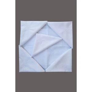 Hepsine Rakip Çiçek Işlemeli 6 Lı Bayan Beyaz Mendili 28X28 cm 100 Pamuk