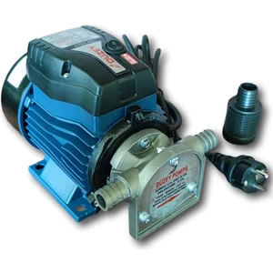 220 Volt 3/4'' Hortum Çıkışlı Dıştan Çekme Mazot Aktarma Sıvı Transfer Pompası (Su - Süt - Yağ)