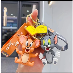Bade Hediyelik Tom ve Jerry Anahtarlık ve Çanta Aksesuarı 2 Adet