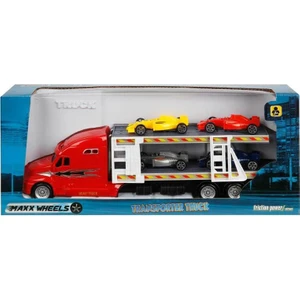 Maxx Wheels 1:48 Transporter Tır 30CM 2 Katlı 4 Araçlı 02322
