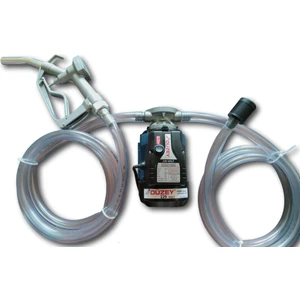 220 Volt 3/4'' Çıkışlı Dıştan Çekme Mazot Aktarma Sıvı Transfer Pompası + Akaryakıt Tabancası + 5 Metre Hortum Set