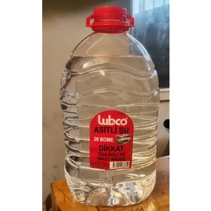 Lubco Asitli Su Akü Yenileme Asiti 28 Bome Pet  5 Lt