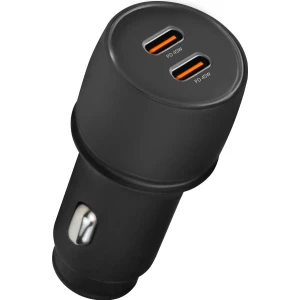 45 W PD Ultra Hızlı 2x Type-C Girişli Araç İçi Çakmaklık Şarj Adaptörü, CC45 Araç Şarj Başlığı