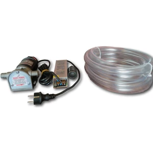 220&12 Volt 3/4'' Hortum Çıkışlı Dıştan Çekme Adaptörlü Mazot Aktarma Sıvı Transfer Pompası + 5 Metre Hortum Seti